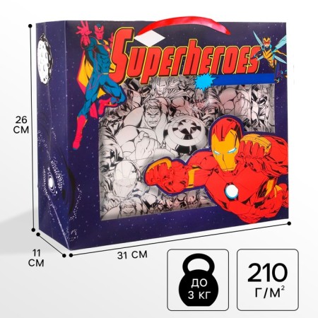 Gift Package "Iron Man" 31x26x11 cm, packaging, Avengers