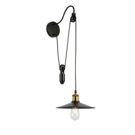 Wall lamp EVOLUCE. Sle120501-01. ESPERAZZA. 1x60 W, E27, 26x50 cm, black color-8