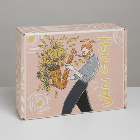 Gift folding box, packaging, Van Gogh, 27 x 21 x 9 cm-1