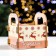 Kashpo wooden "Deer New Year, congratulations!", 10 × 10.5 × 11 cm