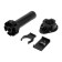 Plastic tundra support adjustable d = 26, h = 120-160 mm, with clip, black, set 4 pcs