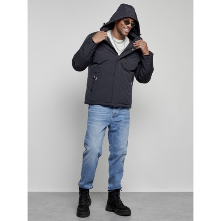 Sports male winter, size 62, dark blue color-5