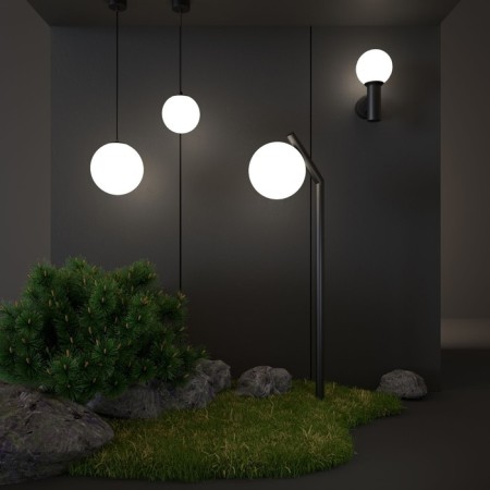 Suspended lamp Elektrostandard, Sfera E14 145x145x1590 mm, IP54, Black Color-4