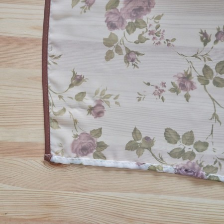 A set of curtains for the kitchen Witerra Byzantium 280x160cm, cocoa, right, PE100%-8