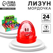Лизун «Мордочка», цвета МИКС