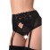 Erotic panties of Erolata with high landing, black, size 46-48