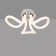 Ceiling chandelier Mantra Line, Led, 3000lm, 3000k, 200 mm, chromium color