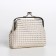 Women's wallet on farmar, gold color