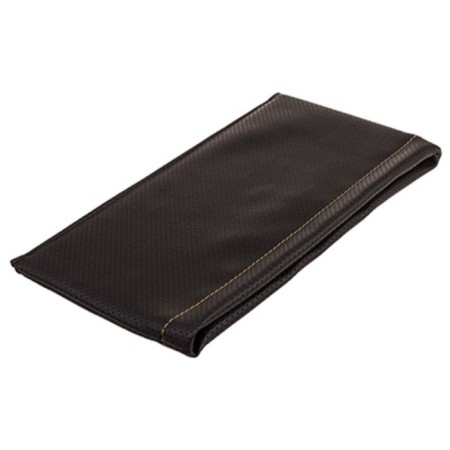 The pocket-organizer between the seats SkyWay 29x16 cm, the skin Perf. Black, gold line, s06402018