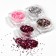 Sparkles for decor, large/small, set 4 jars, multi -colored