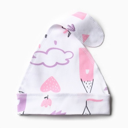 Bloom Baby hat rainbow with a node, 36 cm (height 56 ​​cm), white