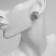 Earrings Metal "Geometry" volume, color silver