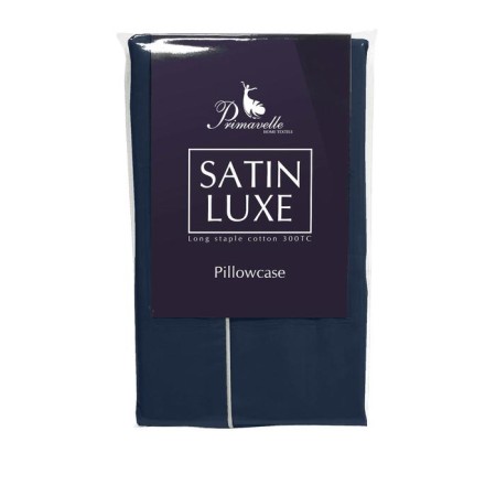 Pillowcase Satin Luxe, size 52x74 cm, dark blue color-2