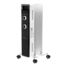 CENTEK heater CT-6221-5, oil, floor, 1000 watts, 12.5 m², 5 sections, white-black