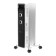 CENTEK heater CT-6221-5, oil, floor, 1000 watts, 12.5 m², 5 sections, white-black