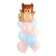 A set of balloons “cat in a hat”, foil, latex, 9 pcs.