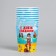 A one -time paper glass "Happy Birthday" brave pirate, 250 ml