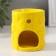 Aroma lamp ceramics "Beast" yellow 6.7x6.7x7.5 cm
