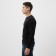 Long -sized male plain, black color, size 48