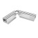 The profile is built for LED tape Feron, Cab255, 2 m, silver color