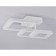 LED ceiling LED Ambrella Acrylica Original FA8877 with a remote control, 62W, LED, white, transparent color
