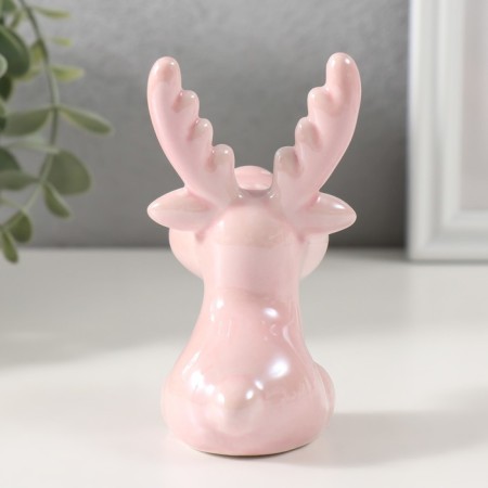 Souvenir Ceramics "A deer is puffy with short legs" 7.4x5.5x10.3 cm-2