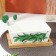 Ceramics dish on a wooden stand “Oliva”, 15.5 x 11.3 cm, white color