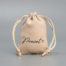 Bag gift suede 