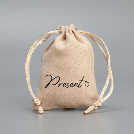 Bag gift suede "You", 7 x 9 cm +/- 1.5 cm