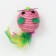 Sisal-mash ball, 4.2 cm, pink