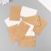 Tag without print Craft two -way 4x6 cm