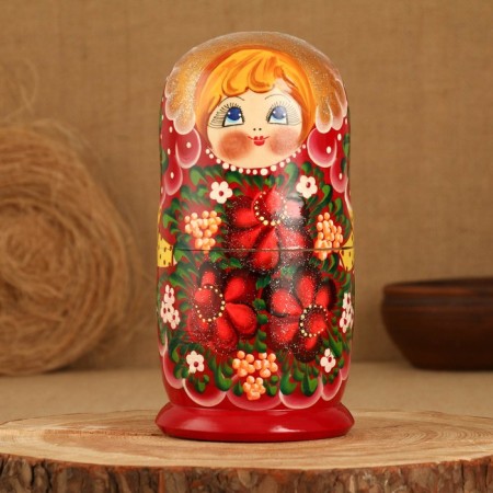 The nesting house is 7 puppet "Lara", 23-25cm, manual painting.-2