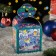 Gift box "Winter Fantasy" in turquoise, 12 x 12 x 17 cm