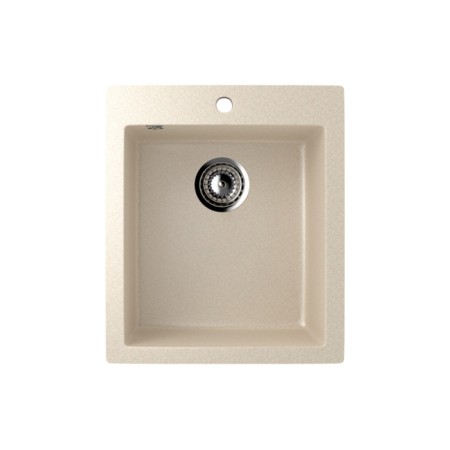 Kitchen Washing Ulgran U404-328, 495 x 420 mm, beige color