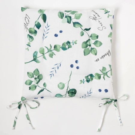 Siddle for a chair "Dolyana" Eucalyptus 42x42x7 cm, 100% cotton, 164 g/m2-4