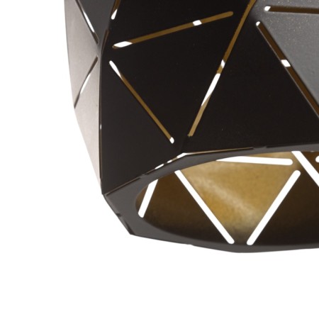 Suspension Bayerlux "perforation" E27 black 13x13x20 125cm-6