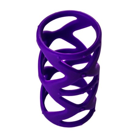Toyfa A-Toys penis, silicone, purple color, 7.5 cm-2