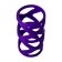 Toyfa A-Toys penis, silicone, purple color, 7.5 cm