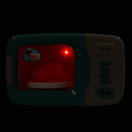 Microwave oven "mini-house", light, stand rotates-10