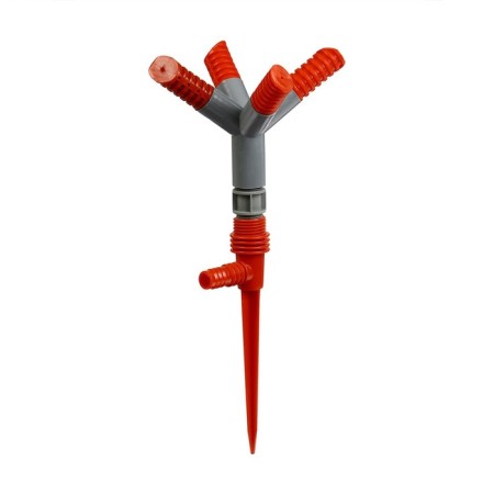 Spray 4-flowerpot, fitting for hoses 1/2 "(12 mm)-3/4" (19 mm), peak, ABS plastic, GreenGo-9