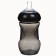 Finding bottle, Natural, 260 ml., +6 months, wide throat 50 mm, black color black