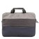 Business bag, lightning department, 2 outer pockets, blue/gray color