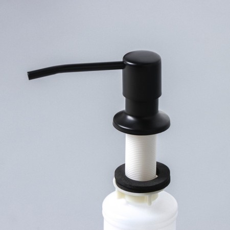 Sredal dispenser for liquid soap or dishwashing meals, 350 ml, black color-2