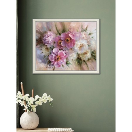 Reproduction of the painting "Tender Bouquet", 40x50, frame (45-a355)-3