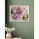 Reproduction of the painting "Tender Bouquet", 40x50, frame (45-a355)