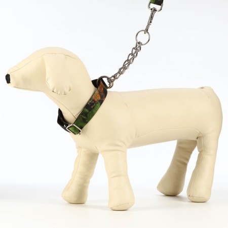 Kit "Masks", leash 130 x 2.5 cm, collar-tuture 40-54 x 2.5 cm, brown-5