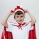 Carnival set "New Year's miracle": cape and cap