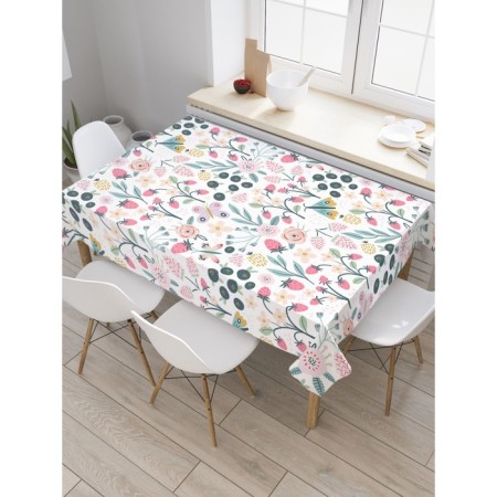 The tablecloth “Oution Field”, rectangular, Saten, size 145x180 cm