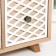 Casket wood chestnut 4 boxes "mesh" beige-white 10x22.3x24.8 cm