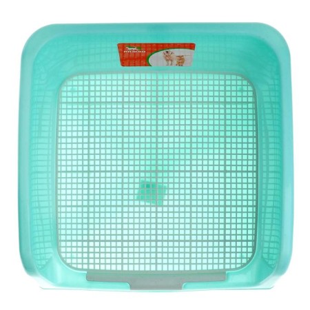 Tuel for dogs with high sides and a removable mesh 42x41x16 cm, green-4